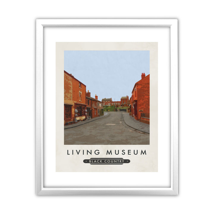 The Living Museum, Dudley 11x14 Framed Print (White)