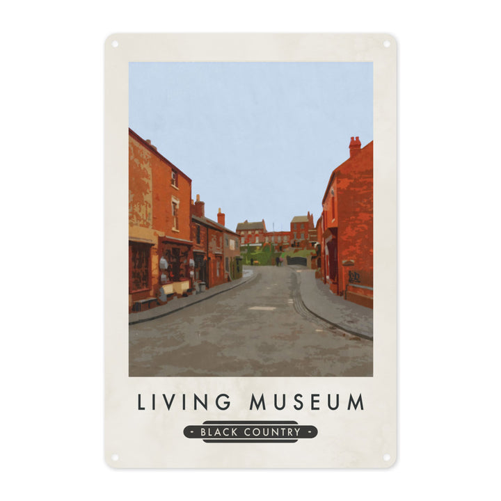 The Living Museum, Dudley Metal Sign