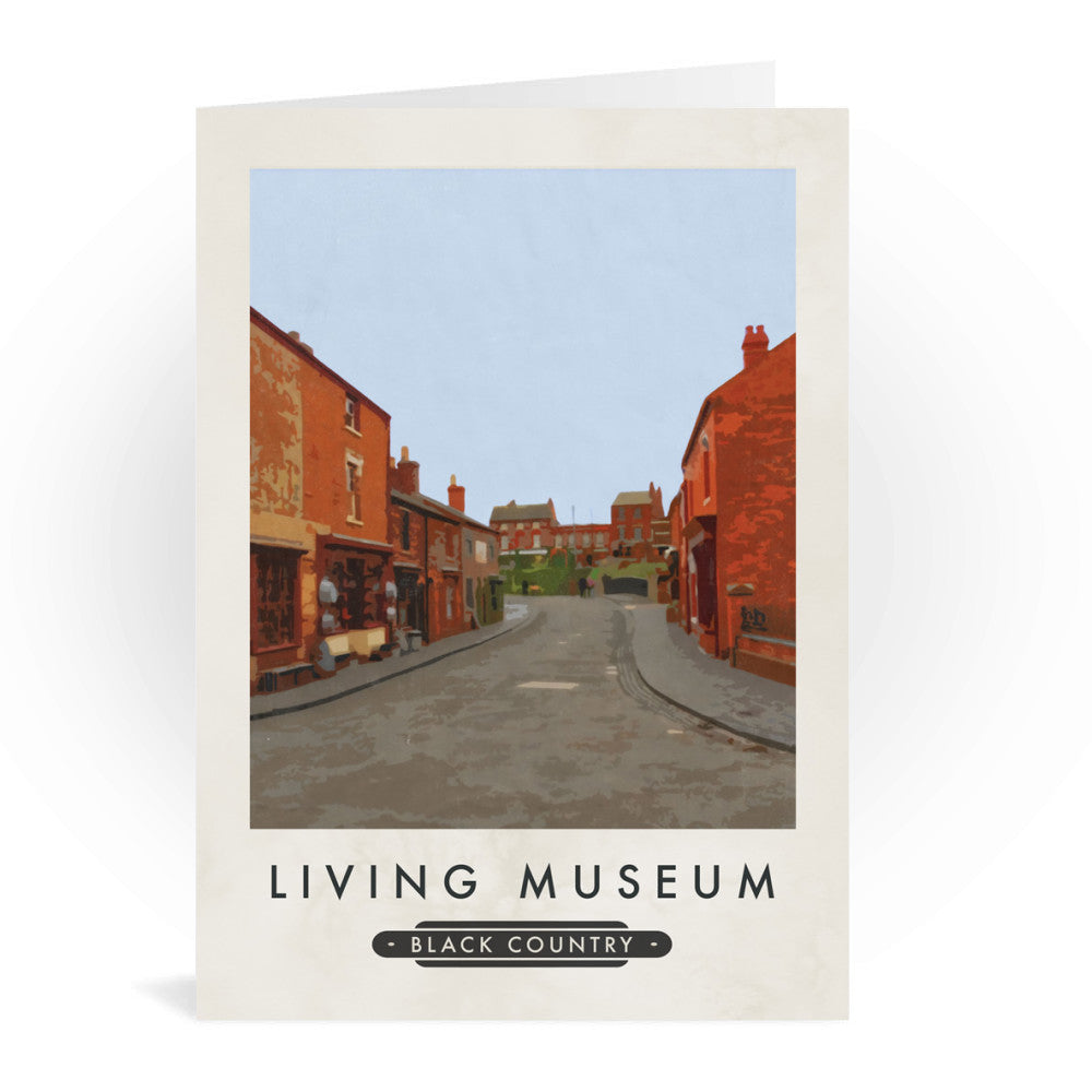 The Living Museum, Dudley Greeting Card 7x5