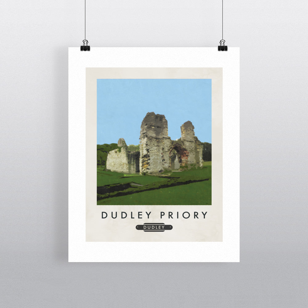 Dudley Priory 90x120cm Fine Art Print