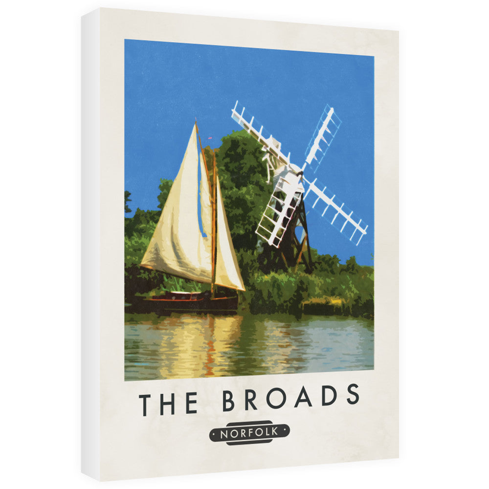 The Norfolk Broads 60cm x 80cm Canvas