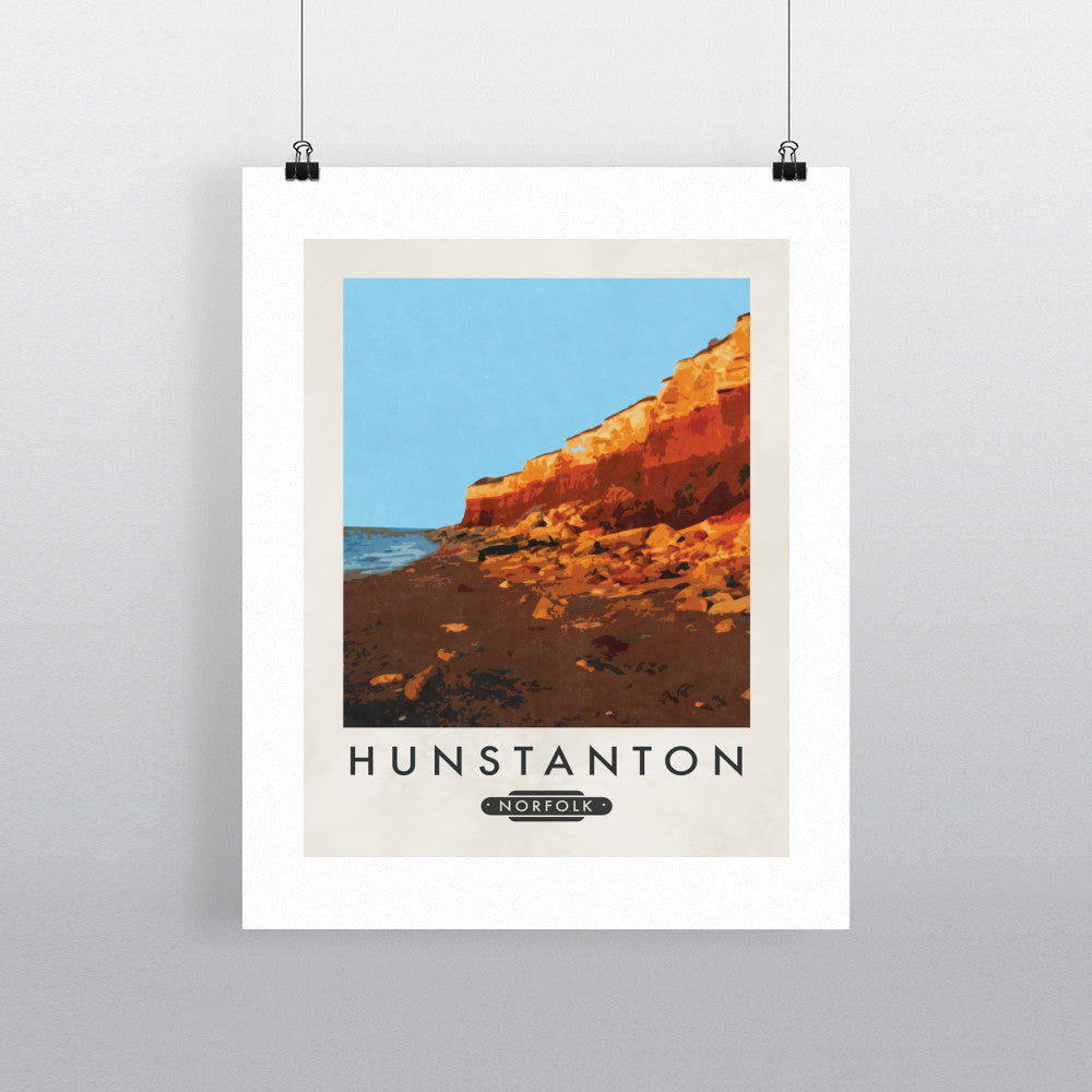 Hunstanton, Norfolk 90x120cm Fine Art Print