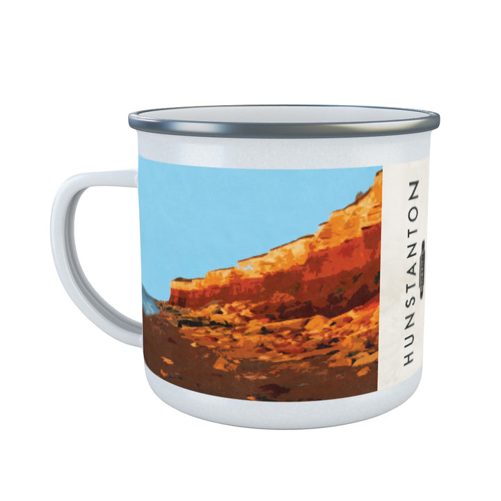 Hunstanton, Norfolk Enamel Mug