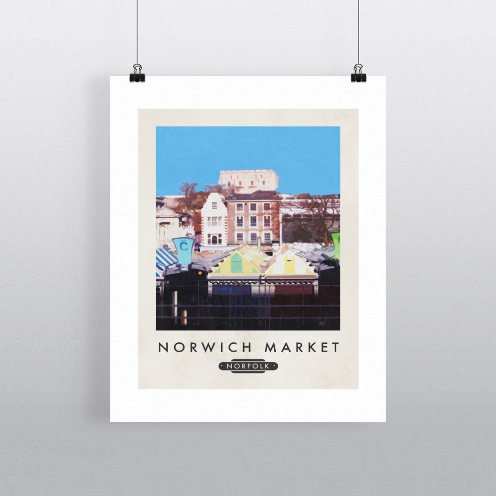 Norwich Market, Norfolk - Art Print