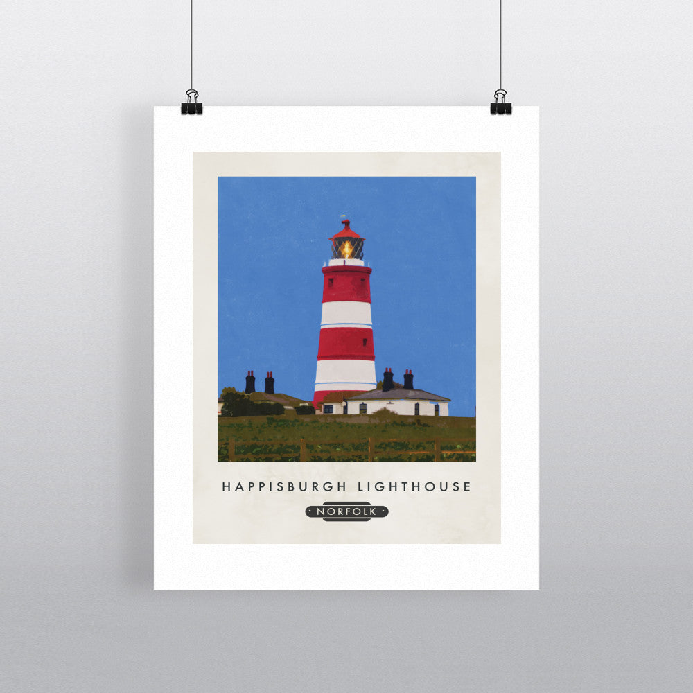 Happisburgh Lighthouse, Norfolk - Art Print