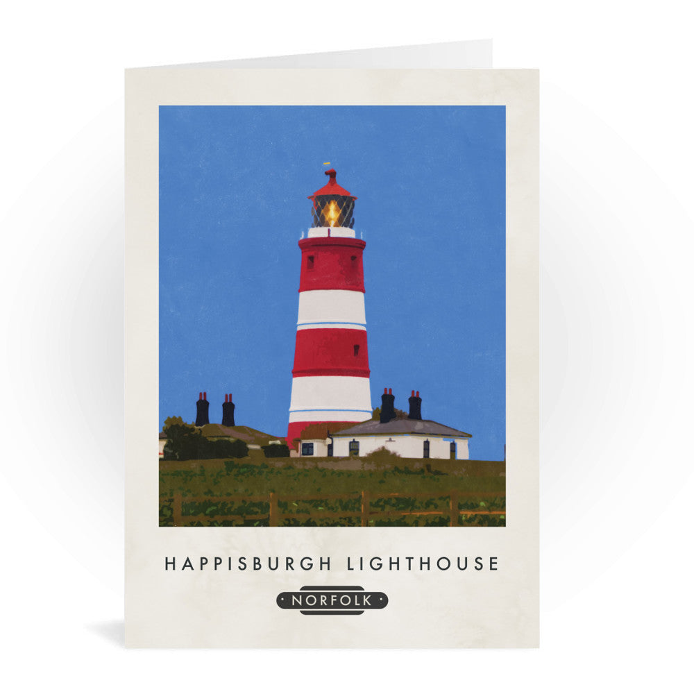 Happisburgh Lighthouse, Norfolk Greeting Card 7x5