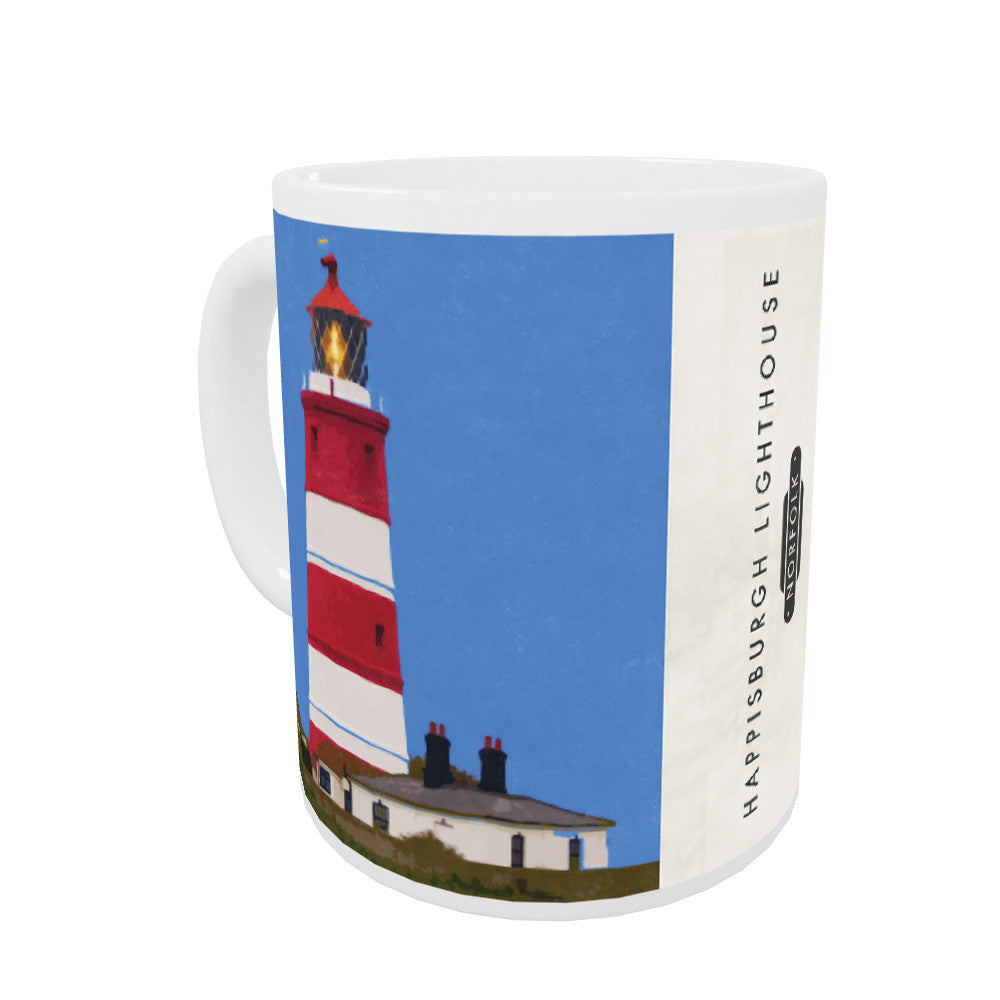 Happisburgh Lighthouse, Norfolk Coloured Insert Mug