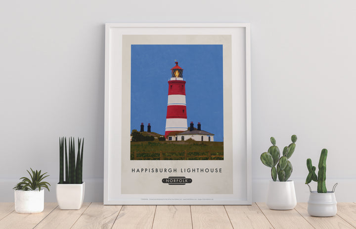 Happisburgh Lighthouse, Norfolk - Art Print