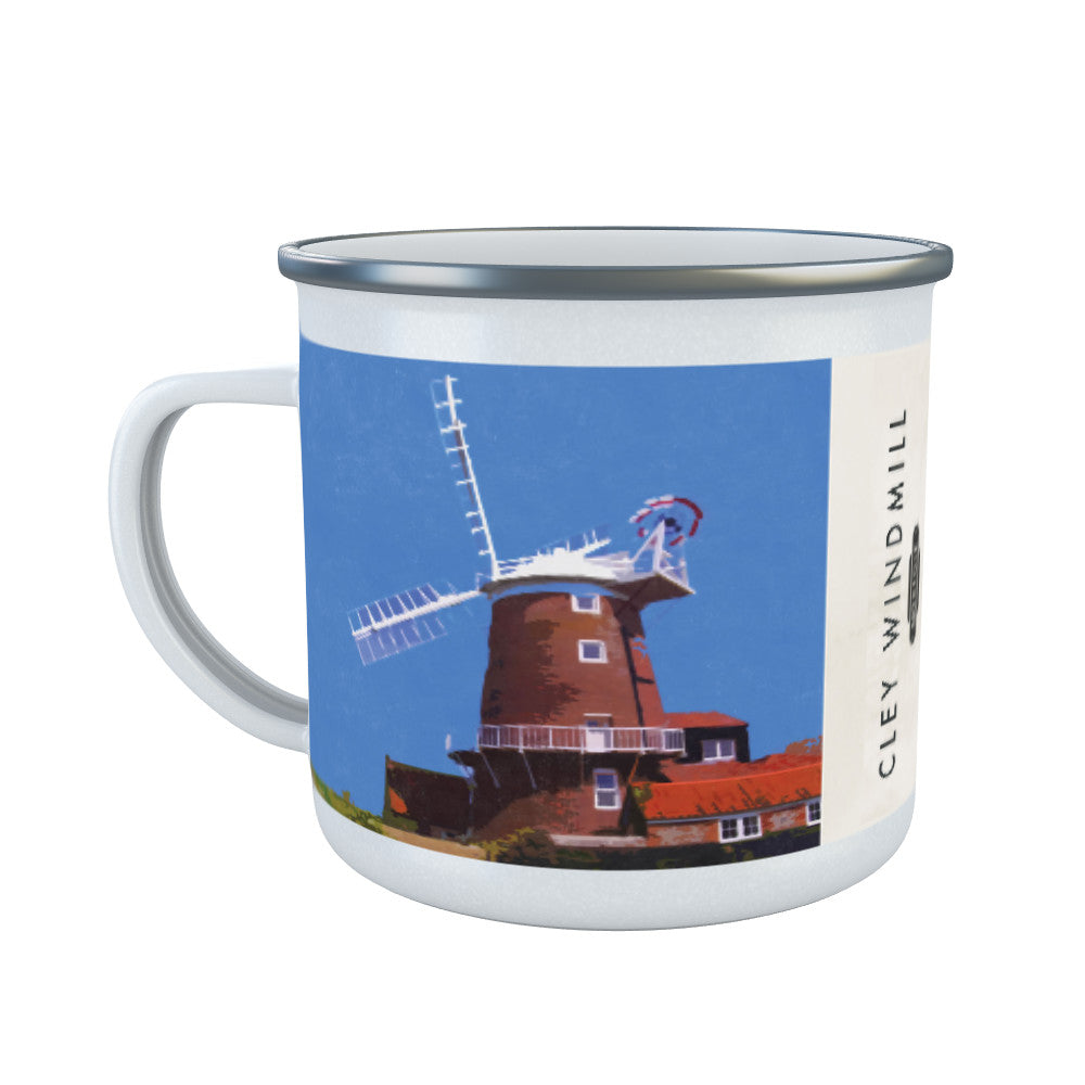 Cley Windmill, Norfolk Enamel Mug