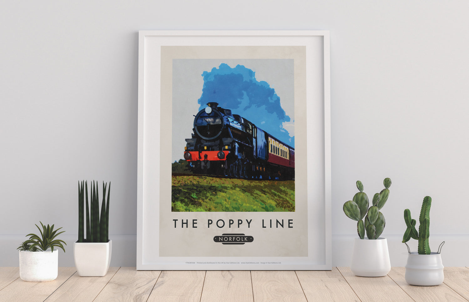 The Norfolk Poppy Line - Art Print