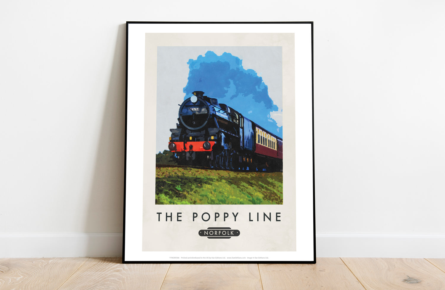 The Norfolk Poppy Line - Art Print