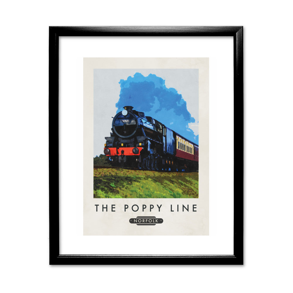 The Norfolk Poppy Line - Art Print