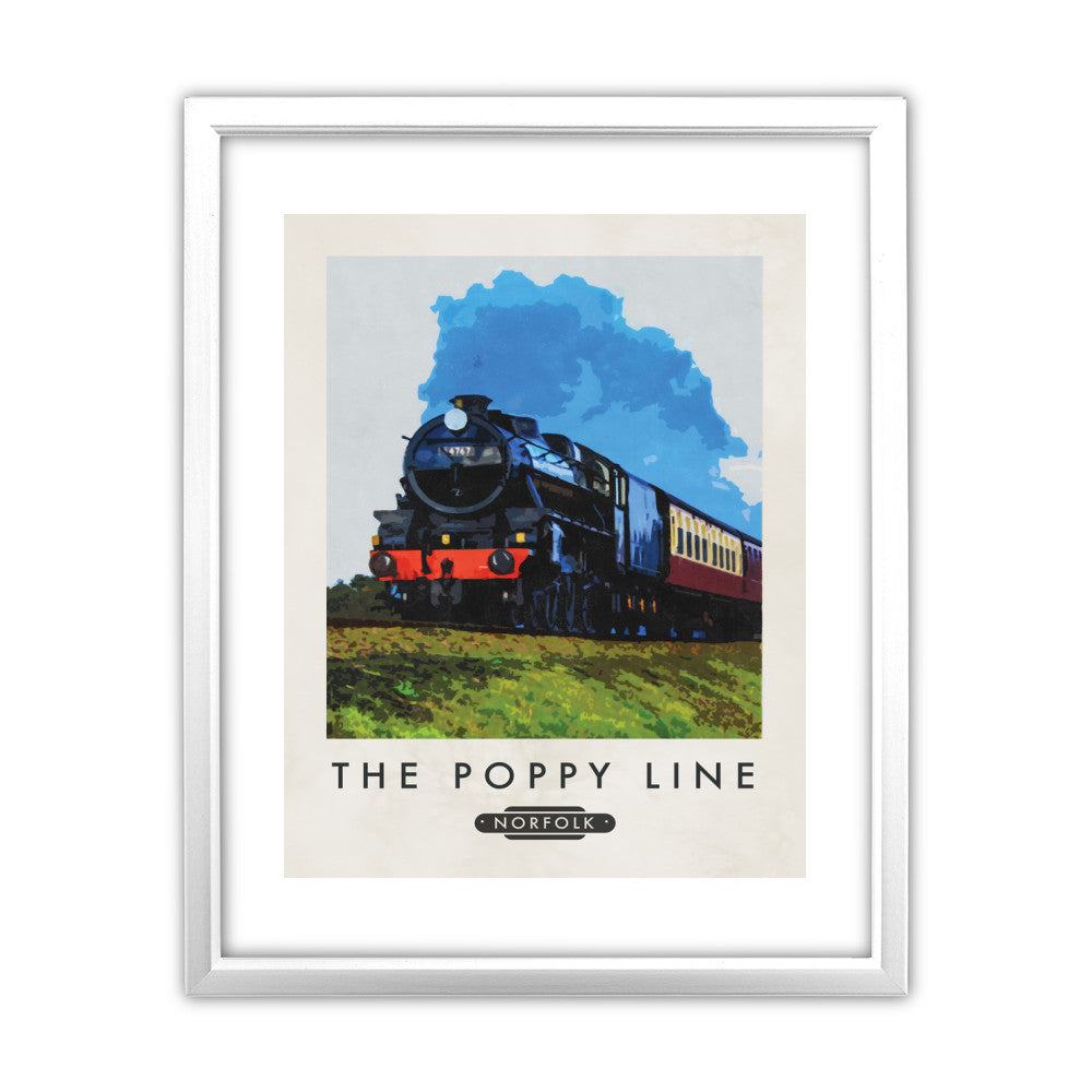 The Norfolk Poppy Line - Art Print