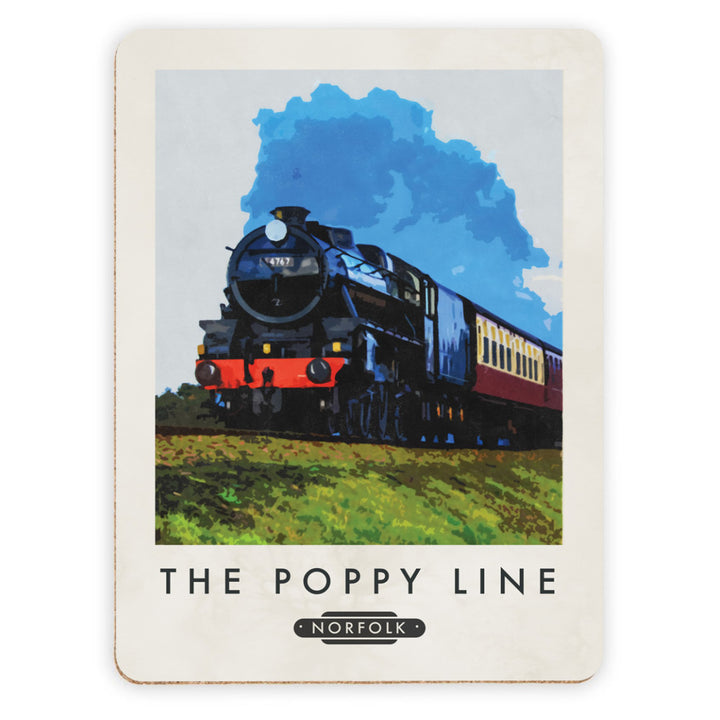 The Norfolk Poppy Line Placemat