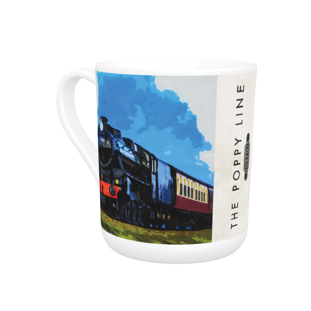 The Norfolk Poppy Line Bone China Mug