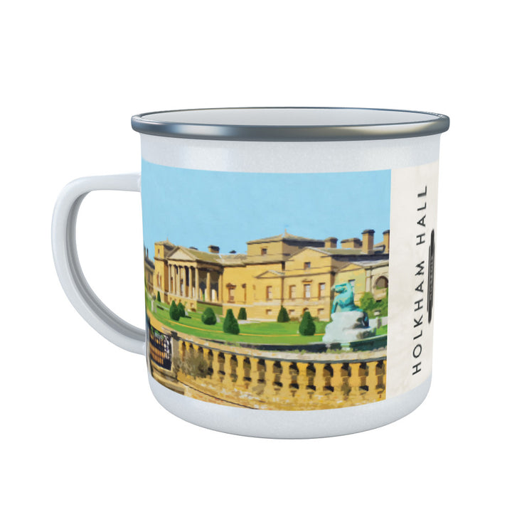 Holkham Hall, Norfolk Enamel Mug