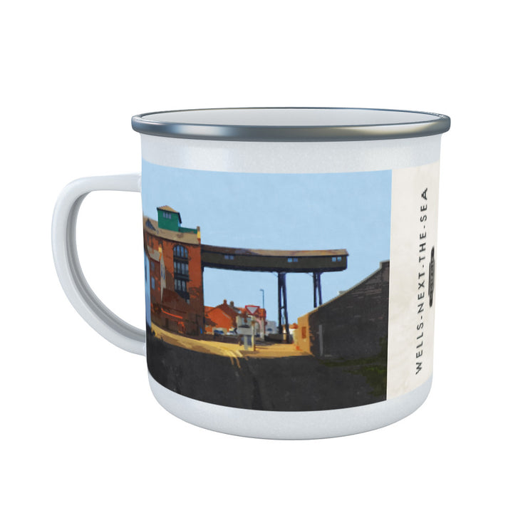 Wells Next The Sea, Norfolk Enamel Mug