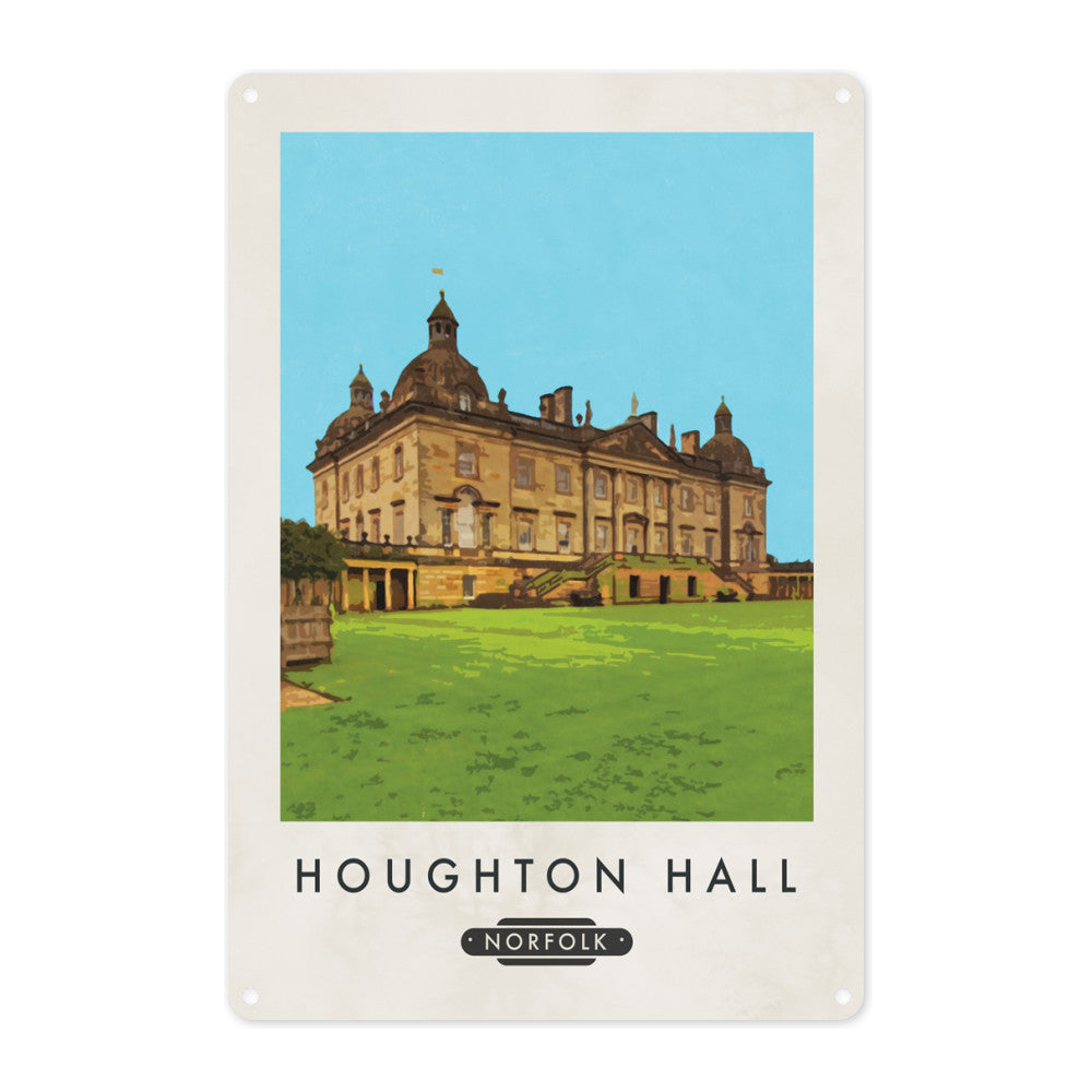 Houghton Hall, Norfolk Metal Sign