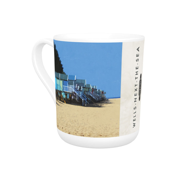 Wells Next The Sea, Norfolk Bone China Mug