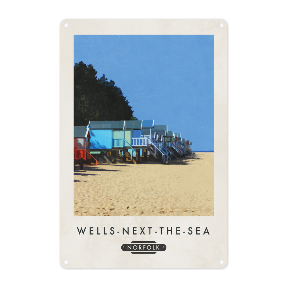 Wells Next The Sea, Norfolk Metal Sign