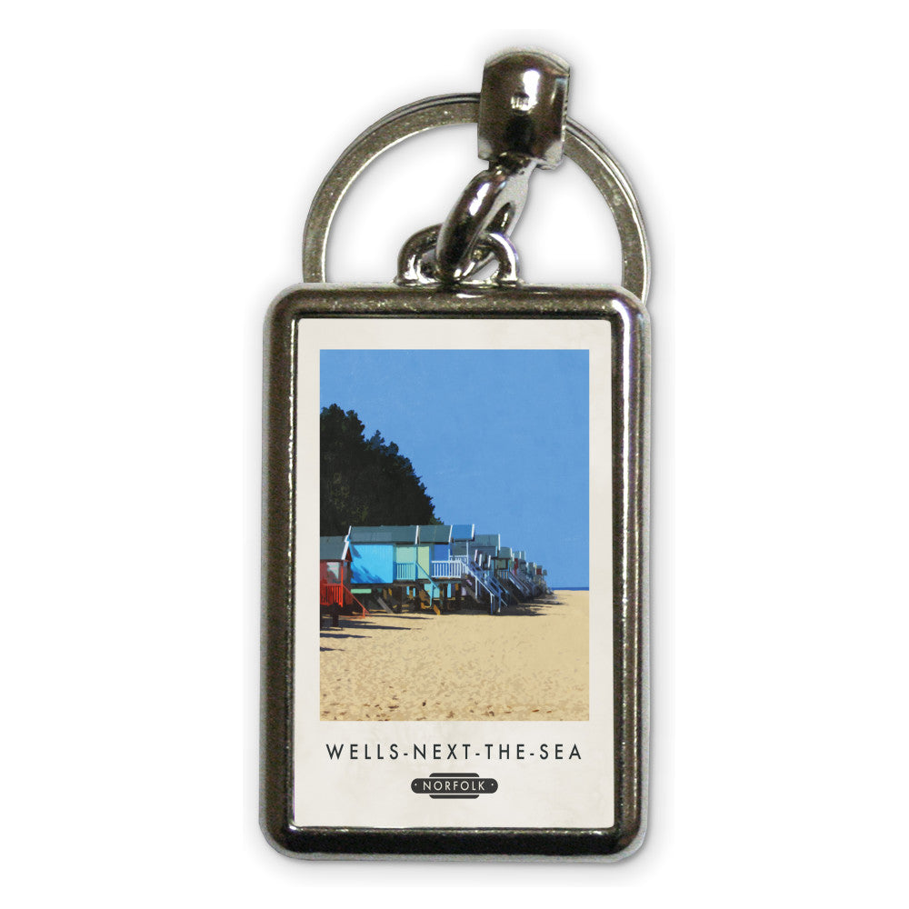 Wells Next The Sea, Norfolk Metal Keyring