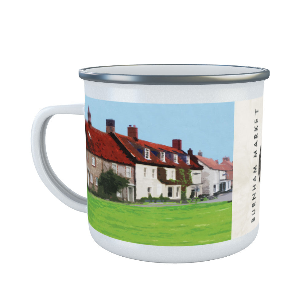 Burnham Market, Norfolk Enamel Mug