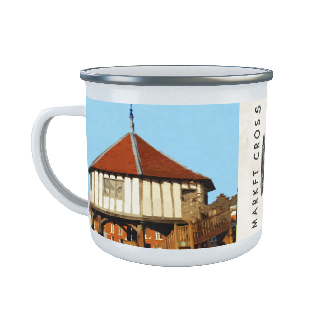 The Market Cross, Wymondham, Norfolk Enamel Mug