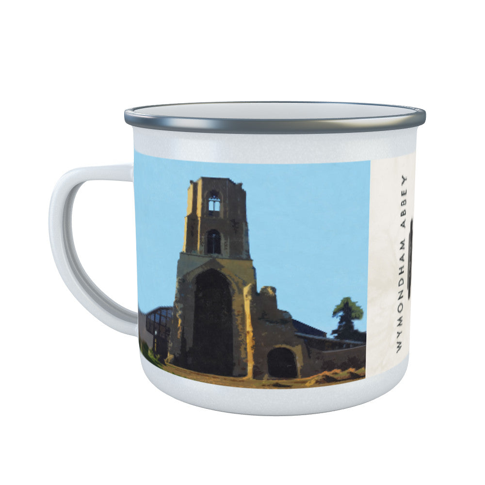 Wymondham Abbey, Norfolk Enamel Mug