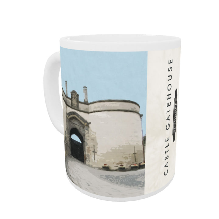 Nottingham Gatehouse Coloured Insert Mug