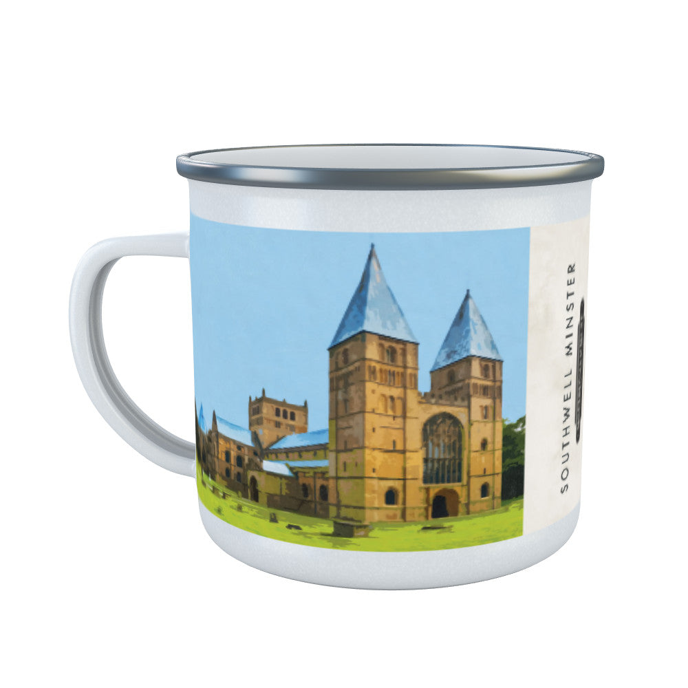 Southwell Minster, Nottinghamshire Enamel Mug