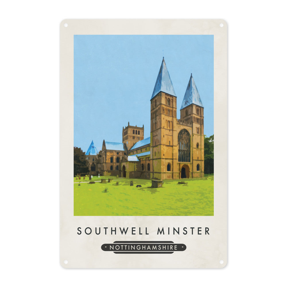 Southwell Minster, Nottinghamshire Metal Sign