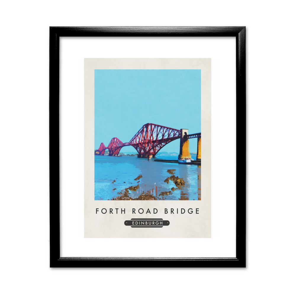 The Forth Road Bridge, Edinburgh, Scotland - Art Print