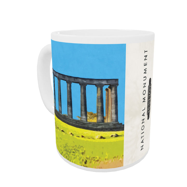 The National Monument, Edinburgh, Scotland Coloured Insert Mug