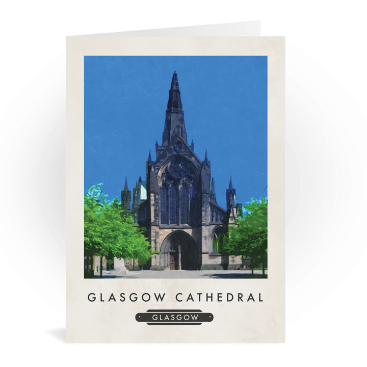 Glasgow Cathedral, Scotland Greeting Card 7x5