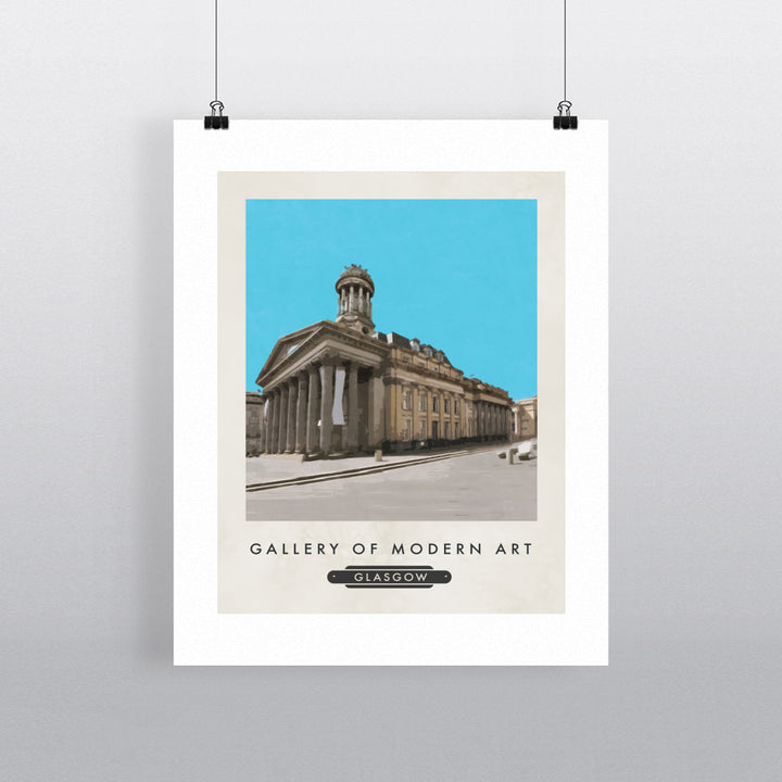 The Gallery of Modern Art, Scotland 90x120cm Fine Art Print