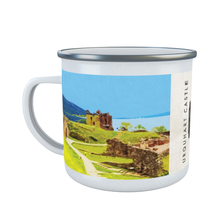 Urquhart Castle, Scotland Enamel Mug