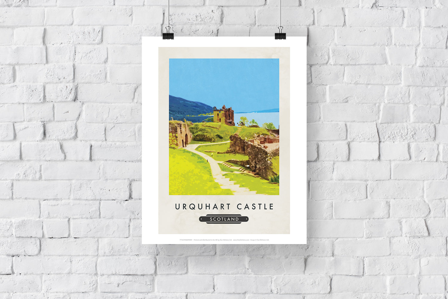 Urquhart Castle, Scotland - Art Print