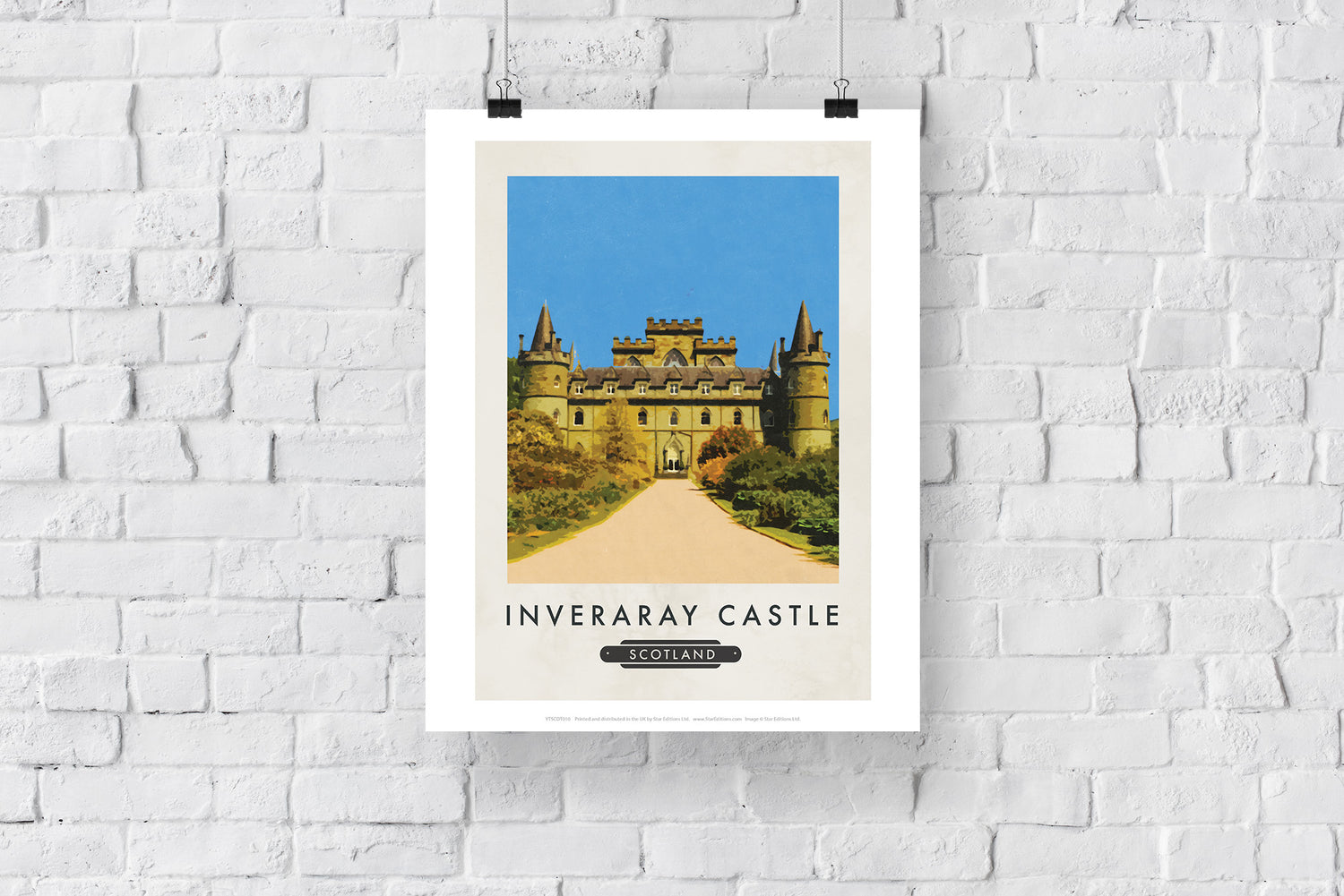 Inveraray Castle, Scotland - Art Print