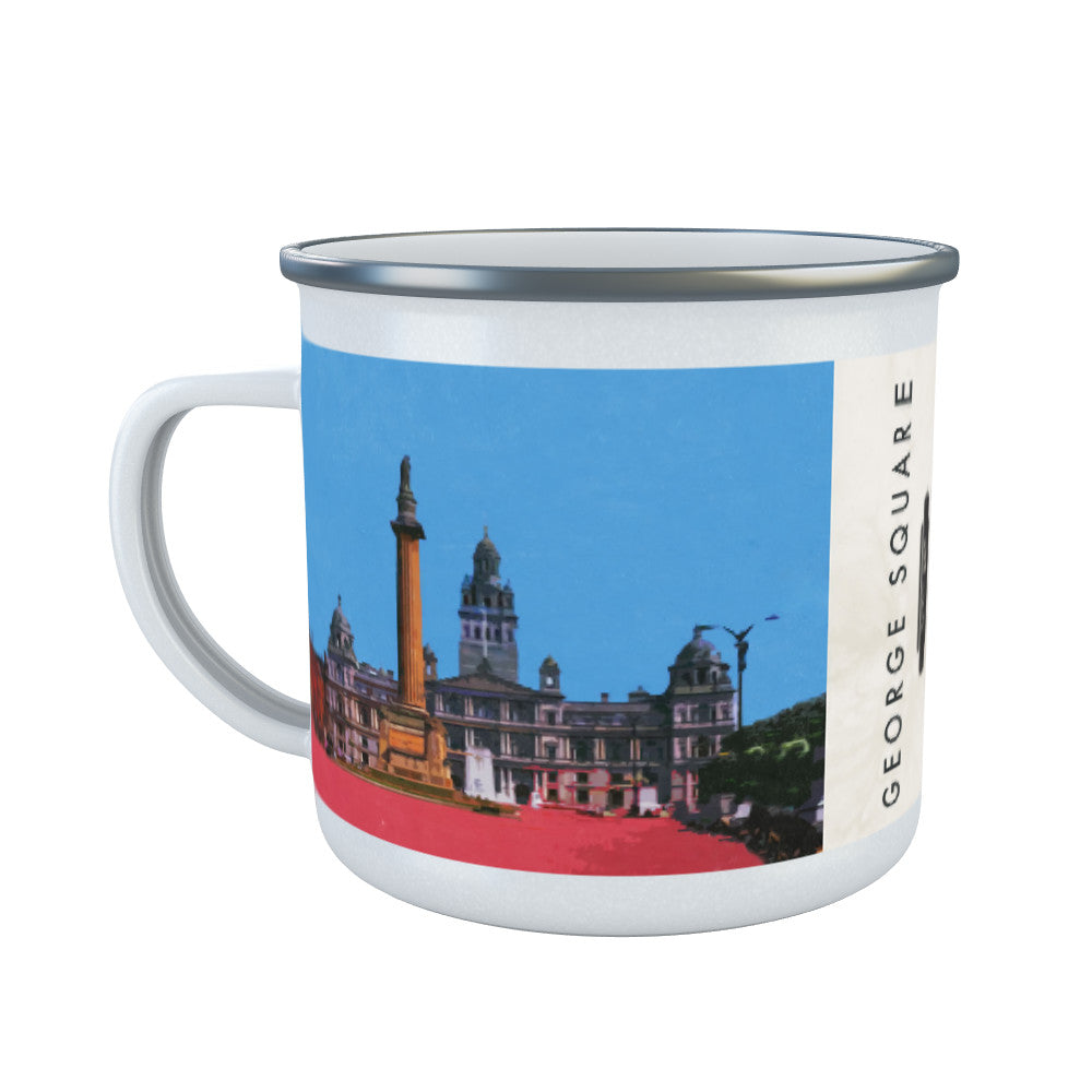 George Square, Glasgow, Scotland Enamel Mug