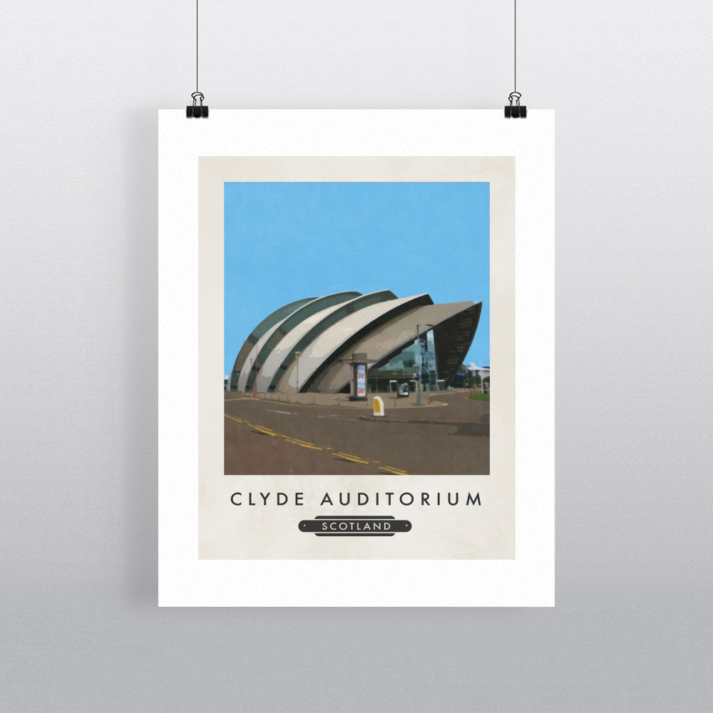 Clyde Auditorium, Scotland - Art Print