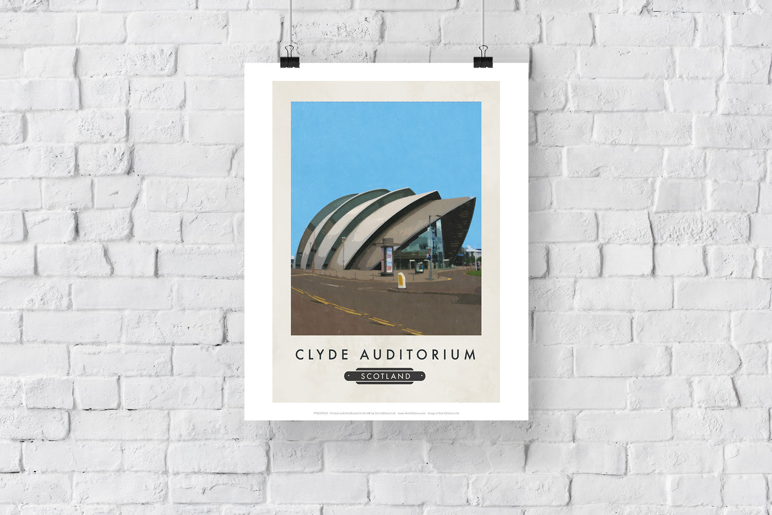 Clyde Auditorium, Scotland - Art Print