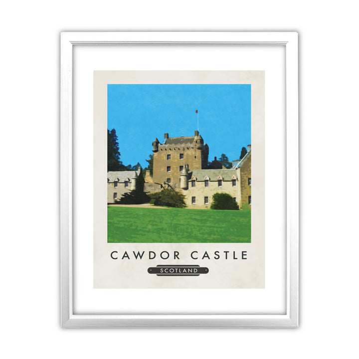 Cawdor Castle, Scotland 11x14 Framed Print (White)