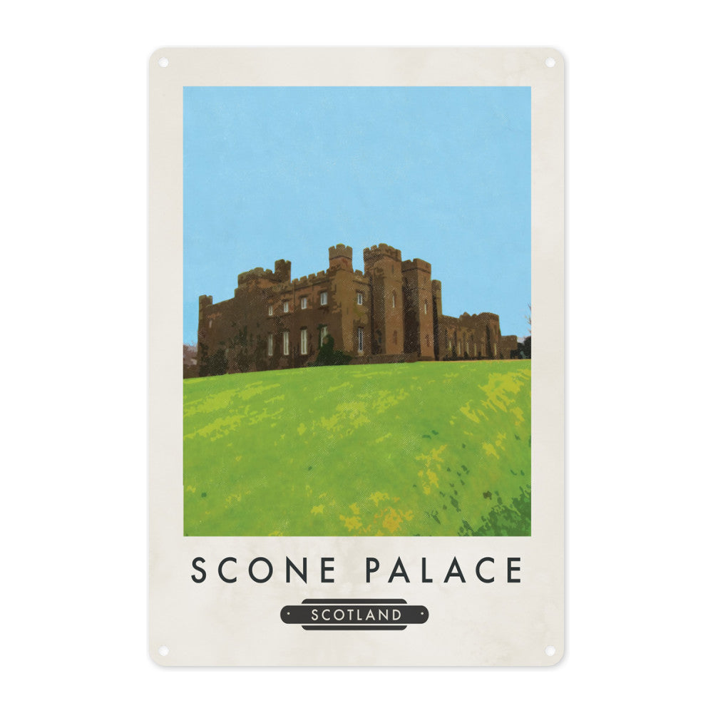 Scone Palace, Scotland Metal Sign