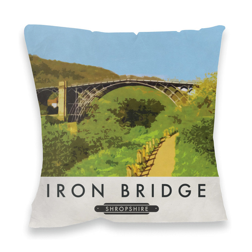 Ironbridge, Telford, Shropshire Fibre Filled Cushion