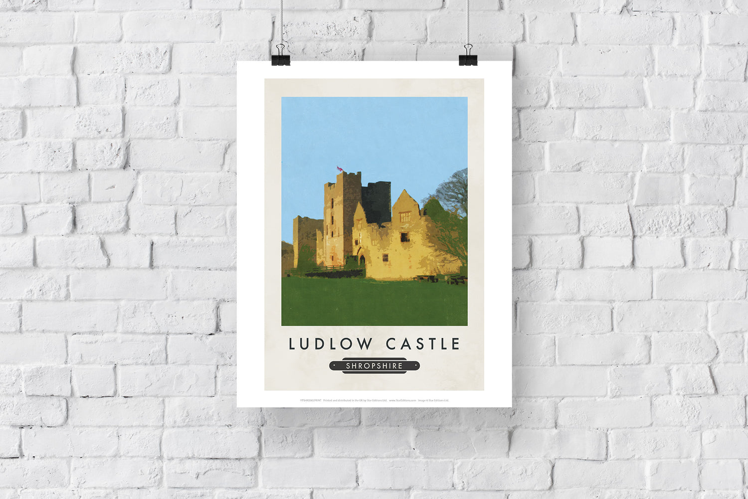 Ludlow Castle, Shropshire - Art Print