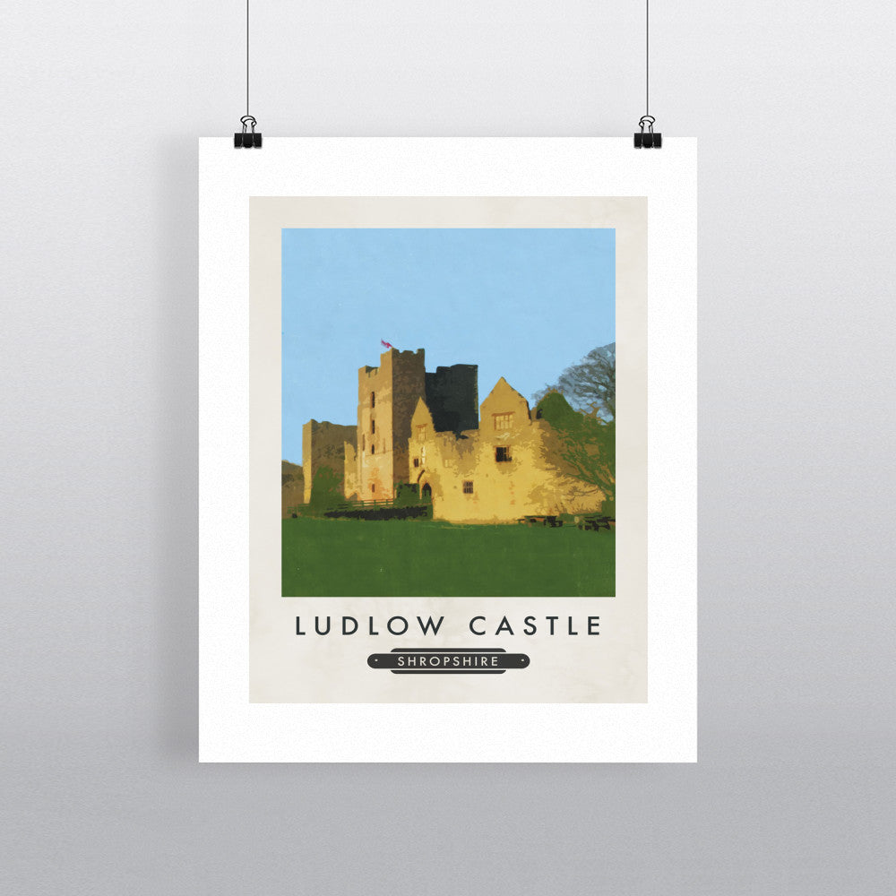 Ludlow Castle, Shropshire - Art Print