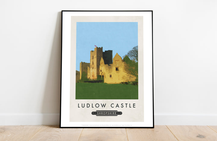 Ludlow Castle, Shropshire - Art Print