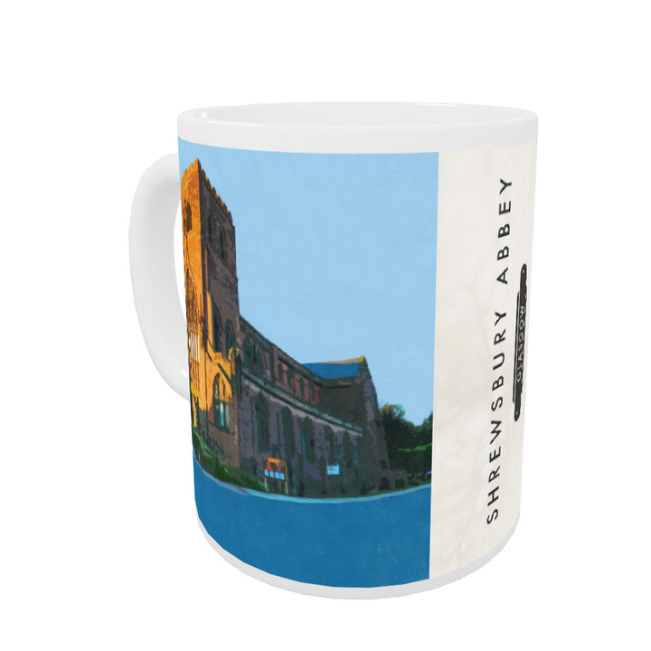 Shrewsbury Abbey, Shropshire Coloured Insert Mug