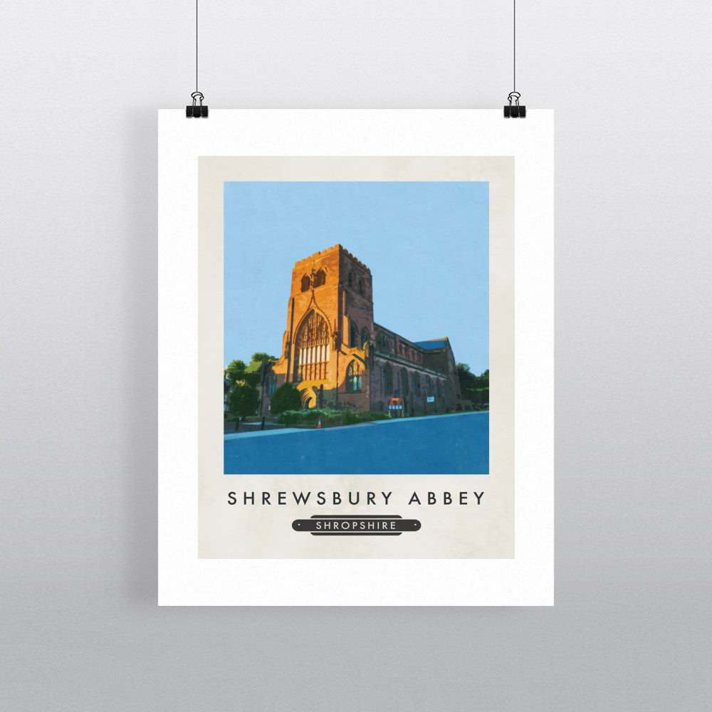 Shrewsbury Abbey, Shropshire - Art Print