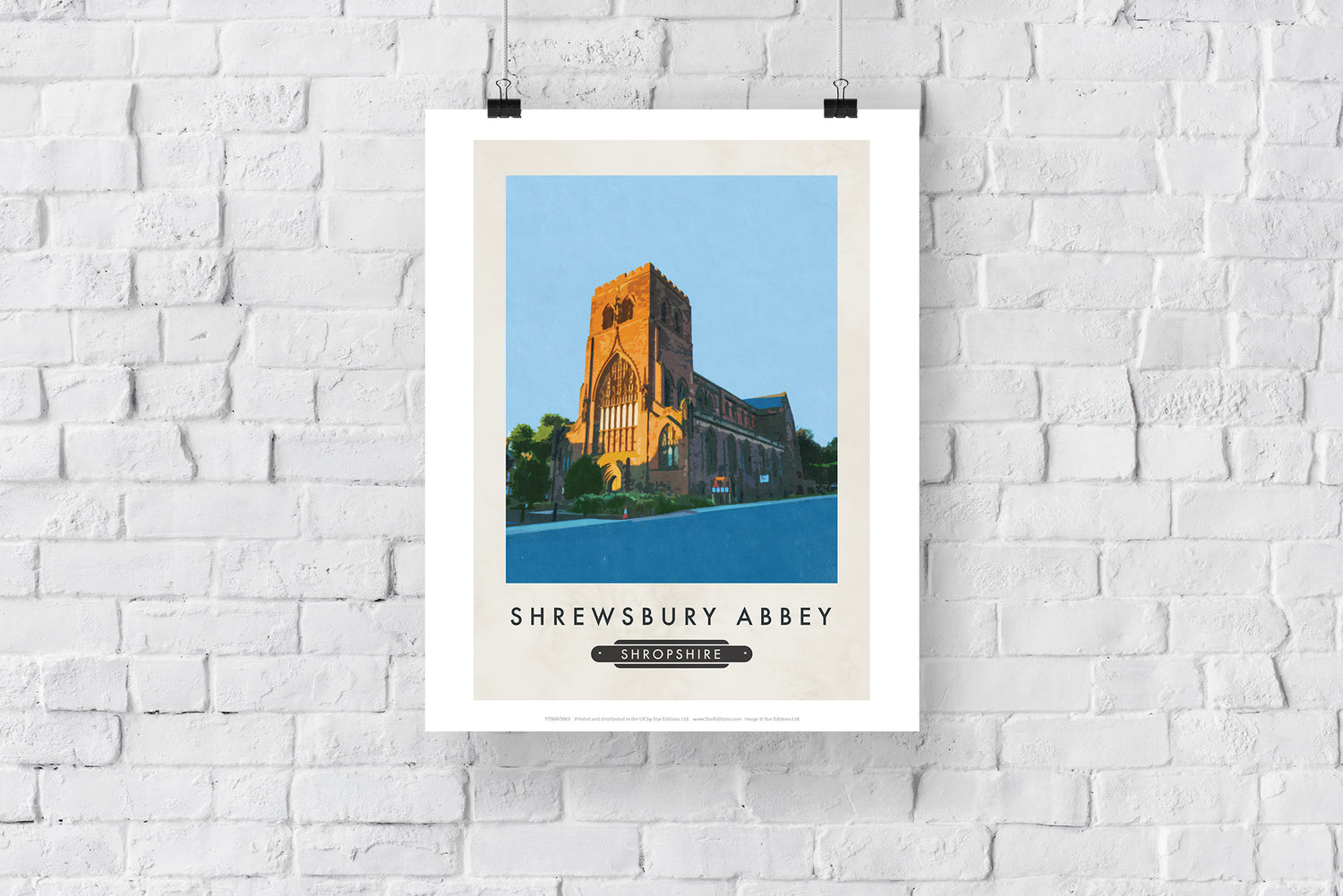 Shrewsbury Abbey, Shropshire - Art Print